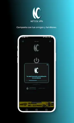 Netcol VPN android App screenshot 1