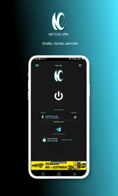 Netcol VPN android App screenshot 4